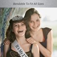 thumbnail image 5 of VeryMerryMakering 17th Birthday Glitter Sash & Silver Tiara Set for Girls, 5 of 10