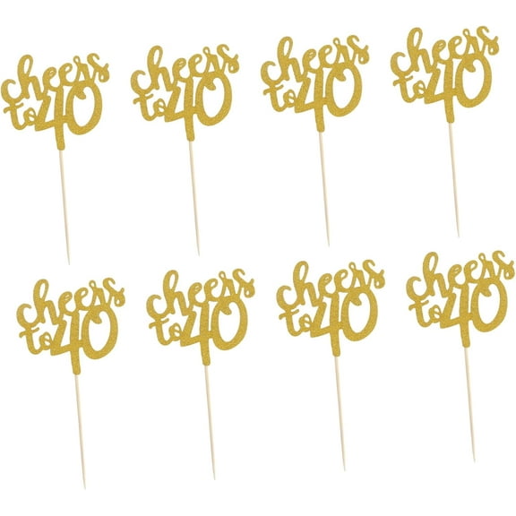 12pcs Glitter Letter Cake Toppers Birthday Cupcake Picks Stylish Party Decorations for Photo Props and Dessert Table Accents