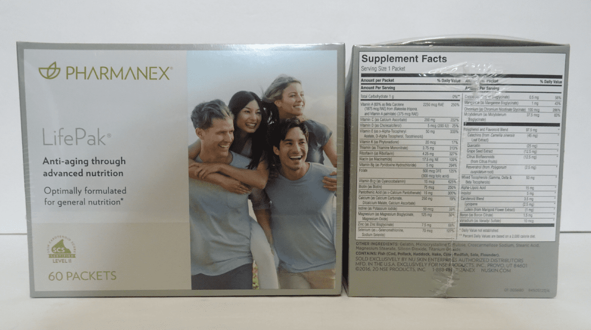 Nu Skin Nuskin Pharmanex Ground Coffee Lifepak Anti Aging 60 Packets (Single Box)