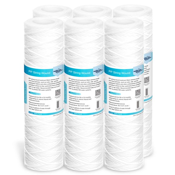 Cartucho de filtro de agua Membrane Solutions 10 Micron 10x2.5