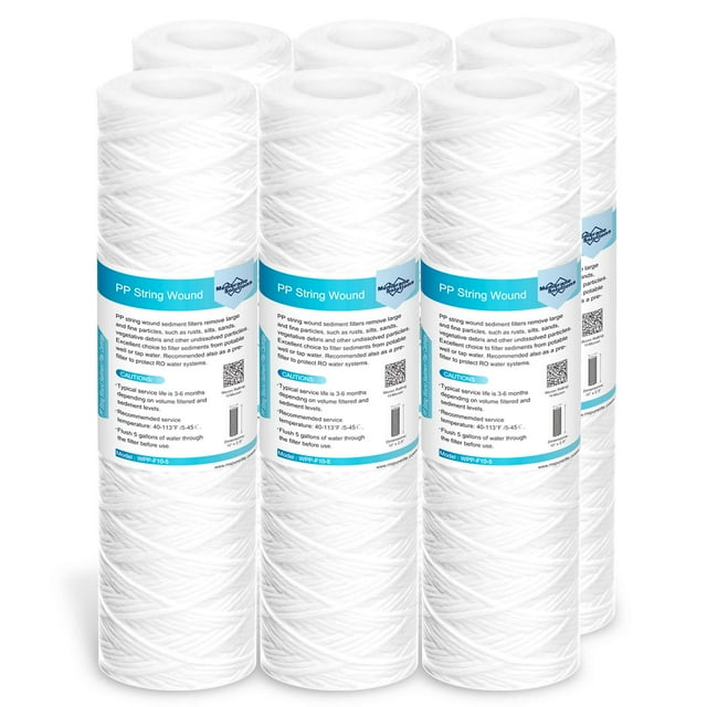 Cartucho de filtro de agua Membrane Solutions 10 Micron 10x2.5