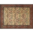 thumbnail image 1 of Ahgly Company Machine Washable Indoor Rectangle Traditional Metallic Gold Area Rugs, 6' x 9', 1 of 7