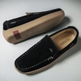thumbnail image 5 of Men's Casual Loafers Slip On Leather Shoes Comfortable Driving Shoes Male Moccasins Classic Penny Loafer Flats Boat Shoes, 5 of 10
