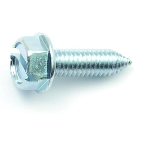 

6mm x 20mm Zinc Chrysler/Honda Slotted Hex Head Sheet Metal Screws (10 pcs.)