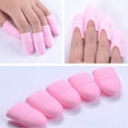 thumbnail image 4 of Soidarity 10 Uds. De herramientas para uñas, removedor de silicona, tapa de remojo para manicura, Clip para desengrasar los dedos, funda Juegos de manicura Blanco, 4 of 6