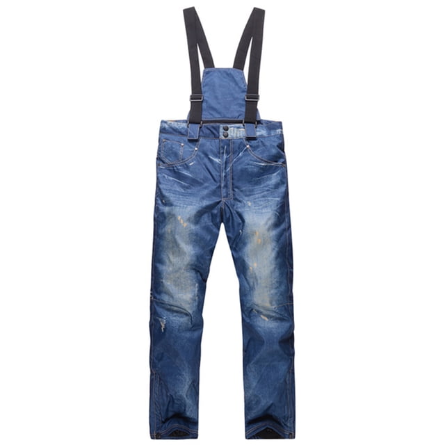 Pantalones de esquí para hombre Pantalones de esquí de invierno con tirantes desmontables Labymos pantalones de esquí
