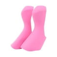 thumbnail image 4 of Puños de bicicleta, protectores de palanca de bicicleta, par de accesorios, cubierta de soporte de silicona para entusiastas de los deportes al aire Rosa, 4 of 8