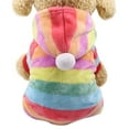 thumbnail image 4 of kladzum Dog Sweaters Dog Warm Shirt Pet Clothes Dog Cute Colorful Hooded Coat Dress, Dog Sweaters, Small Dog Coat Warm Sweartershirts, 4 of 4