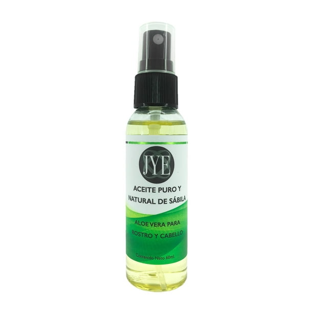 Aceite de Sábila Puro y Natural, Hidratación para todo tipo de piel. Contenido 60ml JYE Natural