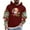 Wine, variant on UVEASISHA Mens Christmas Hoodies Big and Tall Ugly Graphic Sweatshirts Cute Santa Claus Hooded Sweatshirt Color Block Fashion Long Sleeve Pullover Tops Wine XXL