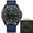 Blue, variant on Men‘s Canvas Strap Watch with Luminous Dial Markers, Casual Analog Wristwatch for Daily Wear, Outdoor Sport Wrist Watch for Men - Green