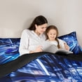 thumbnail image 5 of Castle Fairy Blue Car Boy Twin Comforter Sets,Extreme Sport Bedding Set, 5 of 8