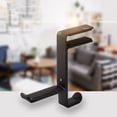 thumbnail image 5 of Rutiya Headphone Hook Holder Clip-side Anti-Drop Design Curved to Protect Prevent Slipping Desktop Bookcase Headphone Holder, 5 of 8