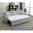 thumbnail image 5 of Connie Beige Boucle Sleeper Sectional Sofa - Elegance & Function|Full Foam Seat, 5 of 10