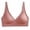 Pink, variant on Bras for Women No Underwire Low Cut Adjustable Strap Comfy Thin Everyday Wireless Padded Bras