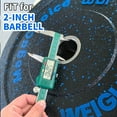 thumbnail image 5 of Tuekys 210LBS Bumper Plate Set (2*25LBS+2*35LBS+2*45LBS), 2 Inch Barbell Rubber Weight Plates for Weight Lifting Home Gym Training, 210 Pound Change Plates, 5 of 6