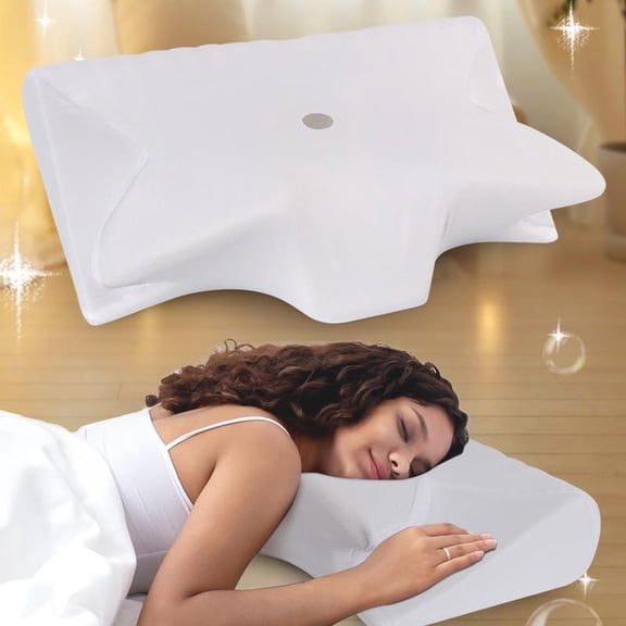Memory Foam Pillow Insert for Neck Alignment, Stable Support for Head & Shoulders
