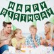thumbnail image 3 of Suministros para fiestas de cumpleaños GLASNES Green Happy Birthday, 3 of 6