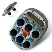 6-Head Massage Gun, Deep Tissue Back Massager with 9 Adjustable Intensities & 9 Modes, Electric Percussion Massager, Gun Tool for Back/Shoulders/Legs/Arms/Neck