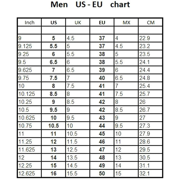 47 m eu sales shoe size