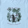 thumbnail image 2 of Men's Star Wars: A New Hope Boba Fett Watercolor Portrait Graphic Tee Light Blue X Large, 2 of 4