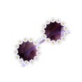 thumbnail image 3 of Toddler Girls Round Flower Sunglasses Kids Flower Polarized Sunglasses Cute Glasses UV 400 Protection for Outdoor Beach Holiday Glasses Shades Baby Girls Boys Age 2-10, 3 of 7
