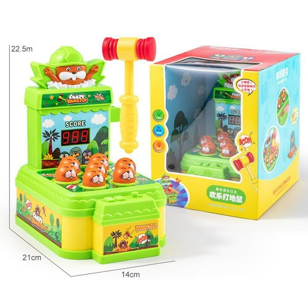 Juego Electrónico Hammer Toy ANGGREK Desarrollo De Habilidades Juego Familiar Sin Tiempo De Pantalla Con 2 Martillos