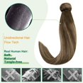 thumbnail image 4 of 4 Uds cola de caballo Bump it UP volumen insertos peines peine de pelo esponjoso Herramienta de Peinado con banda de goma elástica (2 negros + 2 café), 4 of 5