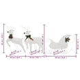 thumbnail image 2 of vidaXL Christmas Decoration Reindeer and Sleigh with LEDs Christmas Lighting, 2 of 12
