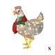 thumbnail image 2 of Decoración de patio Luz-up Ornamento de animales Jardín de Navidad Estatua de resina Linterna Lawn Patio Atmósfera Prop Craft Regalo S Sweethay HA009607-01B, 2 of 6