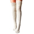 thumbnail image 1 of Txlixc Medias altas de muslo femenino, medias altas de rodilla, medias de punto Txlixc moda, 1 of 5