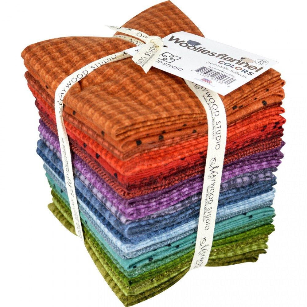 Woolies Flannel Fat Quarter Bundle (20pcs) Colors