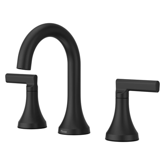 Pfister Lf-049-Ved Vedra 1.2 GPM Widespread Bathroom Faucet - Black