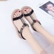 thumbnail image 2 of Sandalias de mujer Zapatos casuales de mujer Playa sexy Moda de verano Cómodo Casual Todo va con lindas sandalias planas para damas39 Gao Jinjia LED, 2 of 2