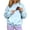 Z1 Light Blue, variant on HCYSFG Snack Hoodie for Men Women Oversized Sweatshirt With Built In For All Kinds of Snacks for Daily Wear Party