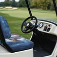 thumbnail image 3 of Uorisanigo Golf Cart Seat Cover Sets, Universal Club Car and More 2-Seater Golf-Carts, Anti-Hot Golf Cart Front Seats Cover, Easy to Install Seat Cushion and Backrest Pad, 3 of 7