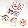 thumbnail image 3 of Uxcell 5 PCS No Smoking  Sign, 7 x 5 Inch Vaping Warning Label Paper Warning Sticker for Protection Scratch Resistance Indoor Outdoor, White, 3 of 6