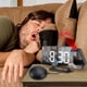 thumbnail image 5 of sweethay Despertador con cable Proyección ajustable Snooze Wake Up Mirror Termómetro Temperatura Digital Travel Radio Multifuncional Electrodomésticos sweethay HA063910-00B, 5 of 8