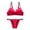 Red, variant on Pajamas for Women Underwear Rhinestone Shoulder Straps Steel Ring Gathers Big Breasts To Make Them Look Smaller Bra and Panties Set Yellow L