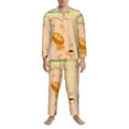 thumbnail image 4 of Bingfone Men'S Pajama Set 2 Piece Loungewear Pjs, Long Sleeve With Pajama Pants-Scandinavian Style Hygge, 4 of 9