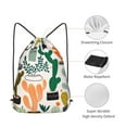 thumbnail image 5 of XMXT Unisex Drawstring Backpack for Women Men, Multiple Cactus Plants Waterproof Gym Bag String Bags for Shopping Sport Travel, s, 5 of 8