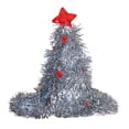 thumbnail image 1 of Gorro de Navidad con Purpurina Perfecl Gorro Noel Navidad Adultos Niños Extra Clásico Plata, 1 of 7
