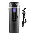 thumbnail image 3 of Hervidor de agua para coche de 12 V y 24 V, taza calefactora para coche con pantalla digital, taza calefactora para coche, taza aislada para bebidas,, 3 of 9