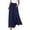 *Navy, variant on VBVC Women's Drawstring Split Skirt Pants,Summer Wide Leg Party Trousers For Women,Ladies High Waist Streetwear with Pockets,Beige,S-2XL