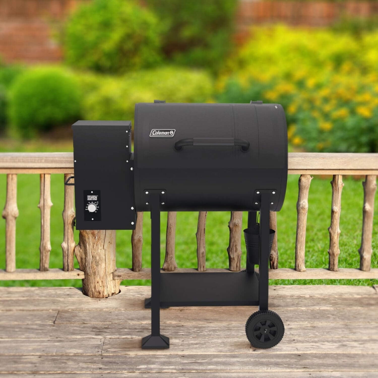 Coleman Cookout Instant BBQ, Woodfired Pellet Grill & Smoker, 690