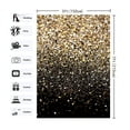thumbnail image 4 of 5×7FT Photo Backdrop Gold Black Backdrop Glitter Golden Bokeh Spot Starry Sky Photography Background Birthday Backdrop, 4 of 6