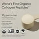 thumbnail image 2 of Péptidos de colágeno orgánico Sports Research® - Polvo de proteína de colágeno hidrolizado tipo I y III obtenido de forma sostenible de bovinos alimentados con pasto - Sin sabor, certificado orgánico, 2 of 5