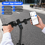 350W Electric Scooter Adults,19MPH Top Speed,21 Miles Max Range,8.5Pneumatic Tires Foldable Commuting E Scooter for Adults with APP