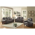 thumbnail image 5 of Passion Furniture PF-G674-L Marta 59 in. Flared Arm Faux Leather Straight Sofa in Dark Brown, 5 of 5