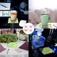 thumbnail image 2 of RYLABLUE Hello Summer Lemon and Kiwi Set of 8 Coaster for Drinks, Absorbent Ceramic Stone Coasters Cup Mat with Cork Base for Home Kitchen Room Coffee Table Bar Decor, 2 of 4